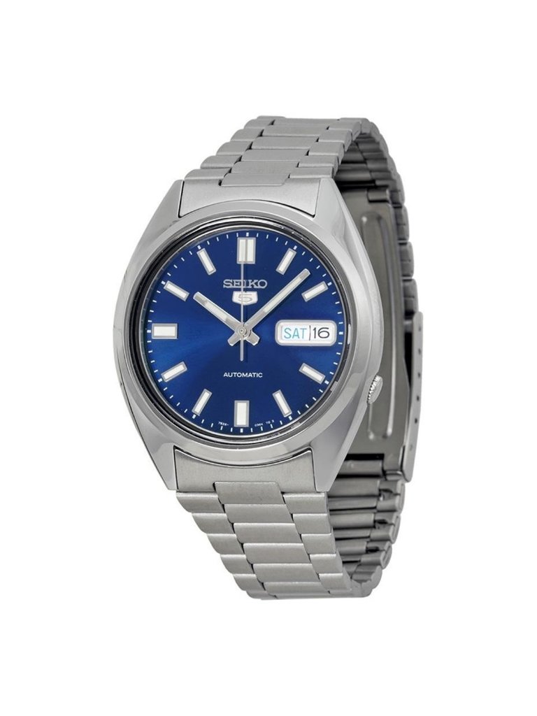 Nwt Seiko 5 Automatic Blue Dial Stainless Steel Men's Watch